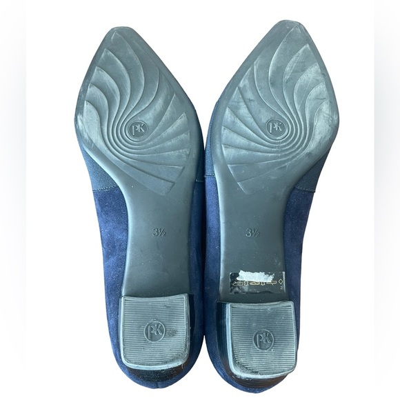 Peter Kaiser Women’s Navy Blue Suede Pumps 3.5 UK / 6 US Pointed Toe Heels - Picture 3 of 4